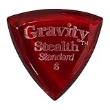 GRAVITY GUITAR PICKS Stealth -Standard- GSSS6P 6.0mm Red ギターピック