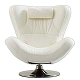 一人掛けソファ 回転イス パーソナルチェア ホワイト