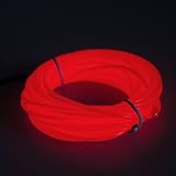 El Wire Light Battery Powered Neon Light Glowing Strobing Portable Electroluminescent Wire for DIY P