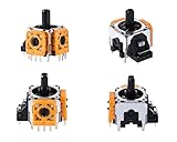 ElecGear 4個EL2交換用ジョイスティック + 追加のギフトドリフト修正可変抵抗器、PS4/PS3コントローラー対応のFU 10Kアナログスティック コントローラ センサー サムスティック モジュール修理部品