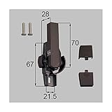 LIXIL メンテナンス部品 サッシ錠(クレセント)G-02R-BZLV *製品色・形状等仕様変更になる場合があります*