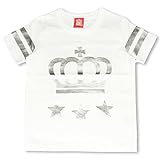 ベビードール 袖ラインTシャツ 子供服 120cm ホワイト