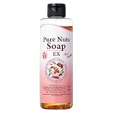ナチュラセラ ピュアナッツソープEX ホワイトローズの香り 250mL〈W洗顔不要 メイク落とし ボディソープ 角質ケア 毛穴ケア 天然由来成分 ソープナッツ オーガニックオイル マイクロバイオームフレンドリー 正規品〉