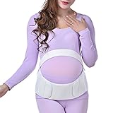 Zhhlinyuan 良好な Maternity Support Belt Waist Back Abdomen Belly Band Soft Seamless Comfortable for Pr