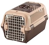 リッチェル キャンピングキャリーダブルドア Mサイズ 小型犬・猫用 アイボリー