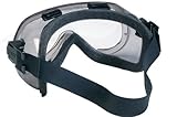 MCR Safety 2410NFB Verdict Adjustable Polyvinyl Chloride Strap Foam Lining Safety Goggle with Smoke 