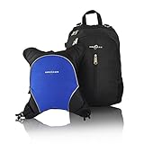 Obersee Rio Diaper Bag Backpack with Detachable Cooler, Black/Royal Blue by Obersee