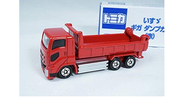 Amazon トミカ博 いすゞ ギガ ダンプカー 赤 ミニカー ダイキャストカー ホビー