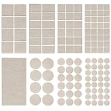 PureSino 家具保護パッド フェルト家具パッド 家具 傷防止 129個 床 傷防止 フェルトパッド 家具 脚 粘着性 テーブル 保護 床保護 5mm セルフ粘着 自由裁断 取付簡単 騒音防止(129PCS)