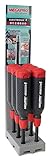 Megapro 151ELEC-CH/RD-PDM 15-in-1 Alloy Steel Hex Electronic Multi Bit Screwdriver, Charcoal/Red, 6-