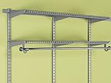Rubbermaid Home Prod Dorfile FG3H9200TITNM 4' Configurations Hanging Rod Kit, Tit... by BLOSSOMZ [並行