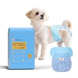 HONEYCARE 犬おむつ 男の子＆女の子のための紙おむつ パンツタイプ 犬用 紙おむつ ペット用 介護 おでかけ 旅行 小～中型犬用 10枚入 (L)