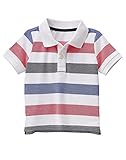 Crazy 8 Baby Toddler Boys' Li'l Stripe Short Sleeve Polo Multi 18-24 Months [並行輸入品]
