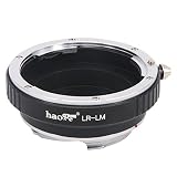 Haoge レンズマウントアダプター ライカR LRマウントレンズからライカM LMマウントカメラ用 M240、M240P、M262、M3、M2、M1、M4、M5、M6、MP、M7、M8、M9、M9-P、Mモノクロ、M-E、M、MM-P、M10、M-Aなど。