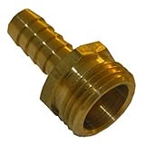 LASCO 15-1591 1/2-Inch Barb by 3/4-Inch Male Garden Hose Repair Coupling by LASCO