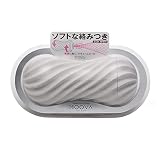TENGA テンガ MOOVA SILKY WHITE ムーバ シルキーホワイト 【滑らかに絡みつく螺旋、包み込むように吸い付く密着感。】 繰り返しタイプ 回転 吸い付き ミニローション付き
