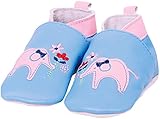 JoJo Maman Bebe Elephantレザーシューズ(ベビー) – cornflower-0 – 6か月