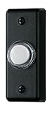 NuTone PB69LBL Wired Lighted Door Chime Push Button, Black [並行輸入品]