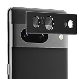 ZXZone For Google Pixel 8 カメラフィルム アルミ合金製＋AR高透過率強化ガラス ZXZone ピクセル8 レンズ保護 カメラカバー レンズ保護 フィルム 防爆裂 ・耐衝撃・スクラッチ防止・露出オーバー防止・ケースに干涉なし（1枚） (Pixel 8, ブラック)