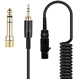 Q701ケーブル 交換用オーディオケーブル AUXワイヤーコード AKG K240 Q701 K701 K702 K271 K271s K712 K272 K240s K141 K171 K181 K267 Pioneer HDJ-2000ヘッドフォンに対応 (ブラック)