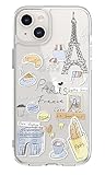 【SwitchEasy】 iPhone15Plus 対応 ケース 耐衝撃 米軍 MIL規格 クリア かわいい 手書き風 イラスト スマホケース おしゃれ クリアケース [ Apple iPhone15 Plus アイフォン15 プラス 対応 携帯ケース ] iPhone15Plusケース City パリ