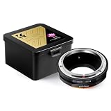 K&F CONCEPT マウントアダプター Canon対応 FDレンズ- Micro 4/3マウントカメラ装着 PROⅡ 艶消し仕上げ 反射防止 無限遠実現 メーカー直営店