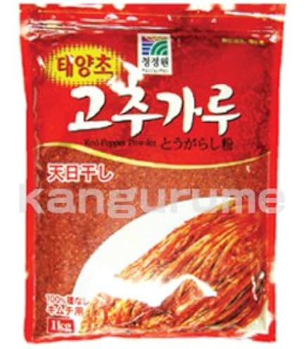 Amazon | チョンジョンウォン 清浄園 唐辛子粉 (調味用) 1kg | チョン 