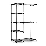 Furinno WS15005 Wayar Double Rod Freestanding Closet, Gray by Furinno