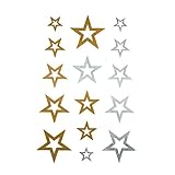 2枚セットタトゥーシール ゴールド