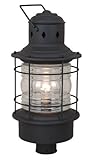 Vaxcel Vaxcel OP37005TB Hyannis 10" Outdoor Post Light, Textured Black by Vaxcel [並行輸入品]