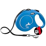 フレキシ (flexi) ニュークラシック テープ L(50kg未満) 8m ブルー [犬用リード]