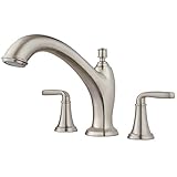 Pfister Northcott 3-hole Roman Tub withトリムのみ 2 Handle RT6-5MGK 1