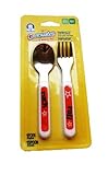 Gerber Graduates Spoon and Fork Set 12+ Months (Rock and Roll Orange) by Gerber [並行輸入品]