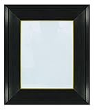 画像フォトフレーム装飾壁アートHanging木製素朴な仕上げホームインテリア 16 x 20 Inches ブラック FRAME32-Black-16