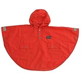 OCEAN＆GROUND オーシャンアンドグラウンド キッズ レインポンチョ レッド M