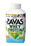 SAVAS(ザバス) WHEY PROTEIN 脂肪0 マスカット風味 430ml×8本 ホエイプロテイン 20g 明治 【Amazon.co.jp限定】【クール便】
