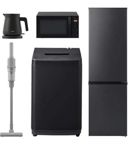 Amazon | [山善] 【新生活家電6点セット】 家電セット 冷蔵庫106L 洗濯