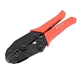 Yiteng　圧着ペンチ 圧着スリーブ用 同軸ケーブル FC SC コネクタ 端子 圧着工具 2.5,4,6.0mm2 専用 ブルー