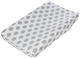 Sweet Potato Swizzle Changing Pad Cover, Pink/Grey/White by Sweet Potatoes
