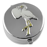 スターリングシルバーのコウノトリと赤ちゃんの思い出し品の箱