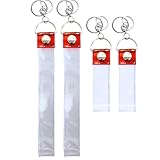 [IMPACTオンライン] 銀テープホルダー 銀テープ 収納ケース 保管 ホルダー カバー キーホルダー 4本 (レッド, 22cm＆45cm×各2本)