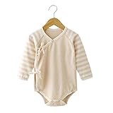 オーガニックコットン 新生児 ベビー肌着 100%天然有機 長袖 出産祝い パジャマ