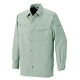 ダンガス 長袖シャツ アースグリーン サイズLL 春夏用 892 作業着 作業服