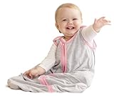 Baby Deedee Sleep Nest Lite Baby Sleeping Bag, Heather Gray Bubble Gum, Large (18-36 Months) by baby