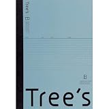 Trees Ａ４ Ｂ罫 ４０枚 ブルーグレー ×3 セット