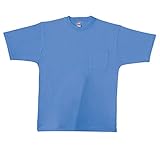 SOWA(ソーワ) 半袖Tシャツ(胸ポケット有り) ブルー 3Lサイズ 0001