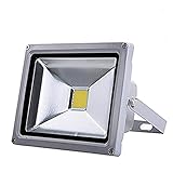 SAILUN LED 投光器 20W 200W相当 昼光色 IP65 広角120度 ledライト LED投光機 看板灯 集魚灯 作業灯 舞台照明 屋内 屋外 照明 防水加工 ACコード付 1年品質保証