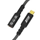 JBTOP USB C延長線80 Gbps 1m、240 W充電/80 Gbpsデータ伝送/16 KビデオUSB-C 4.0 C型延長線、ノートパソコン、タブレットなどに適用