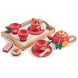 tender leaf toys 木製 ティートレイセット かわいいイギリスデザインのティートレイセット おままごと キッチングッズ おもちゃ ごっこ遊び 男の子 女の子