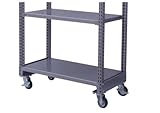 グッドラック・中量ラック・耐荷重　段/300ｋｇ【H1800XW1500・奥行3サイズ-4段】組立ボルト数0本・色ホワイトグレー (キャスターセットD600用)